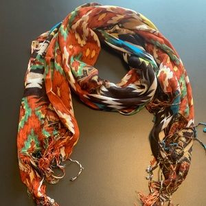 Nordstrom| Aztec pattern | lightweight gauze scarf